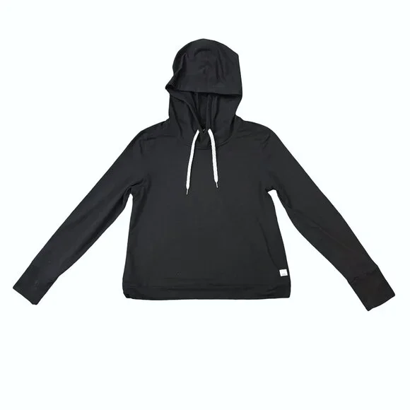 Vuori Halo Essential Hoodie in Black, Size Small - Picture 4 of 5